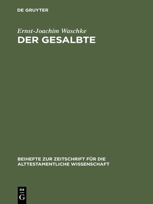 cover image of Der Gesalbte